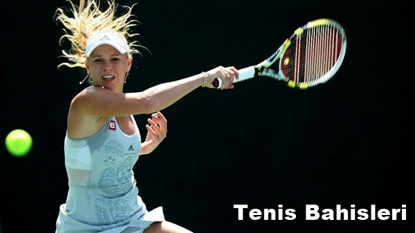 tenis bahisleri - carolina wozniacki topa vuruyor