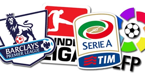 avrupa ligleri logoları - epl bundesliga serie a ve la liga