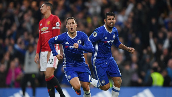 Eden Hazard ve Diego Costa