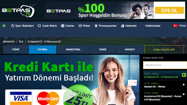 Pasizle Yeni Canlı Maç İzleme Adresi