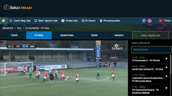 sekastream canlı maç izleme sitesi