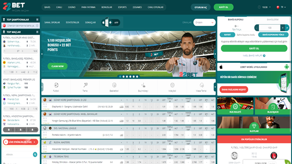 22bet bahis sitesi giriş sayfası